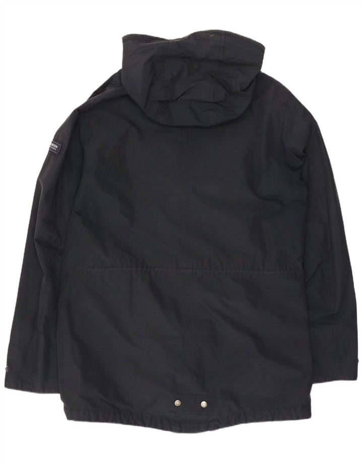 WOOLRICH Ανδρικό μπουφάν Parka με κουκούλα UK 40 Μεγάλο Navy Blue από βαμβάκι