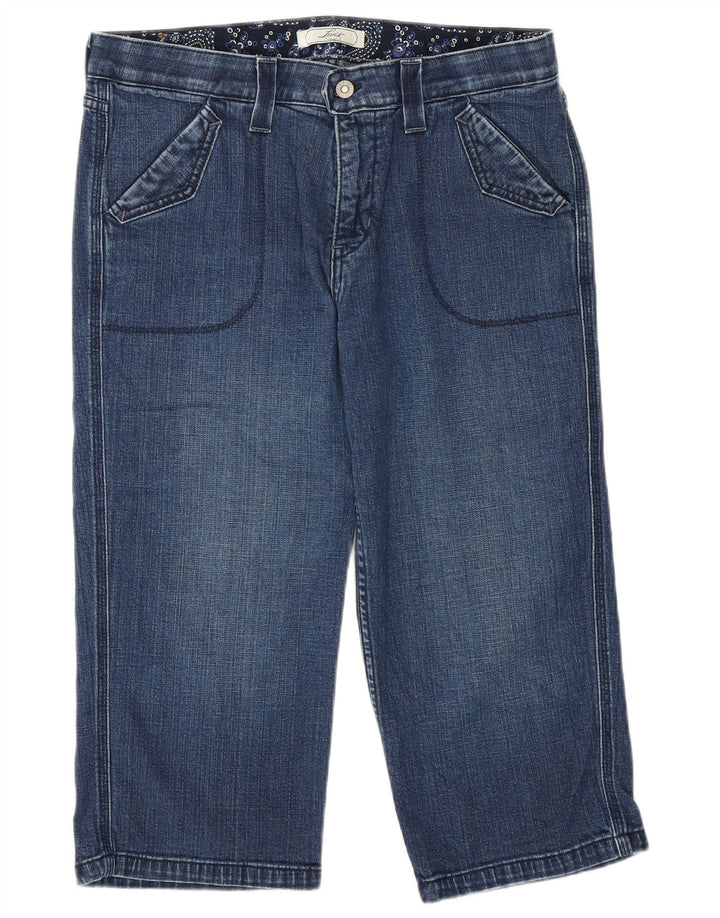 LEVI'S Γυναικείο Capri Jeans US 14 XL W36 L20 Μπλε βαμβακερό