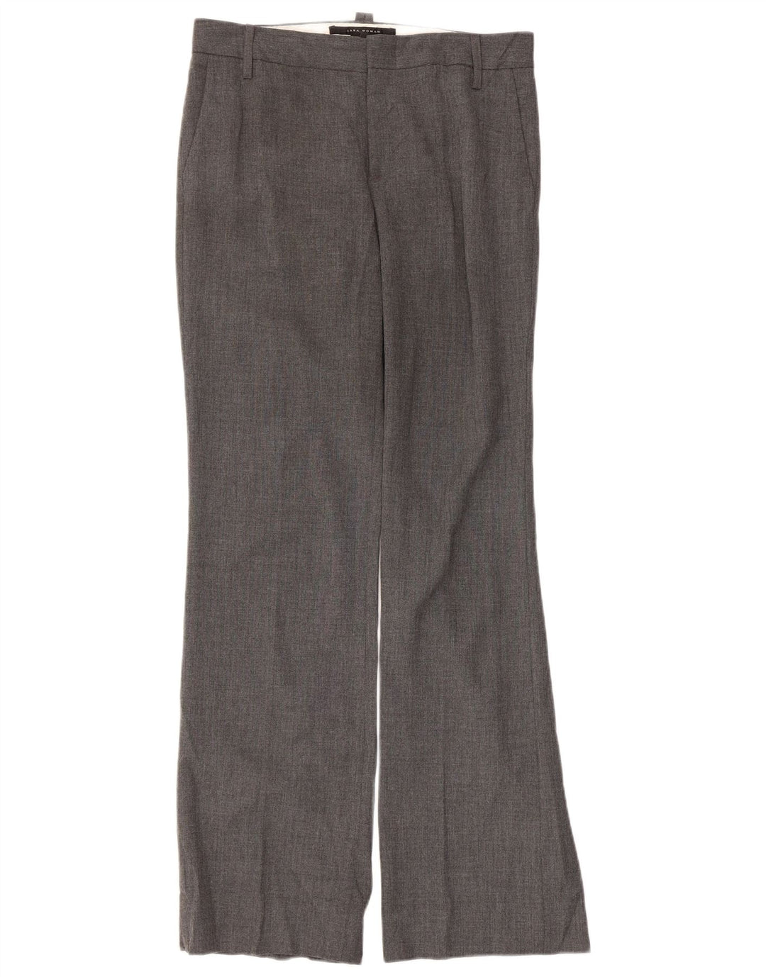 Zara Γυναικείο παντελόνι Chino Bootcut EU 38 Small W28 L32 Grey