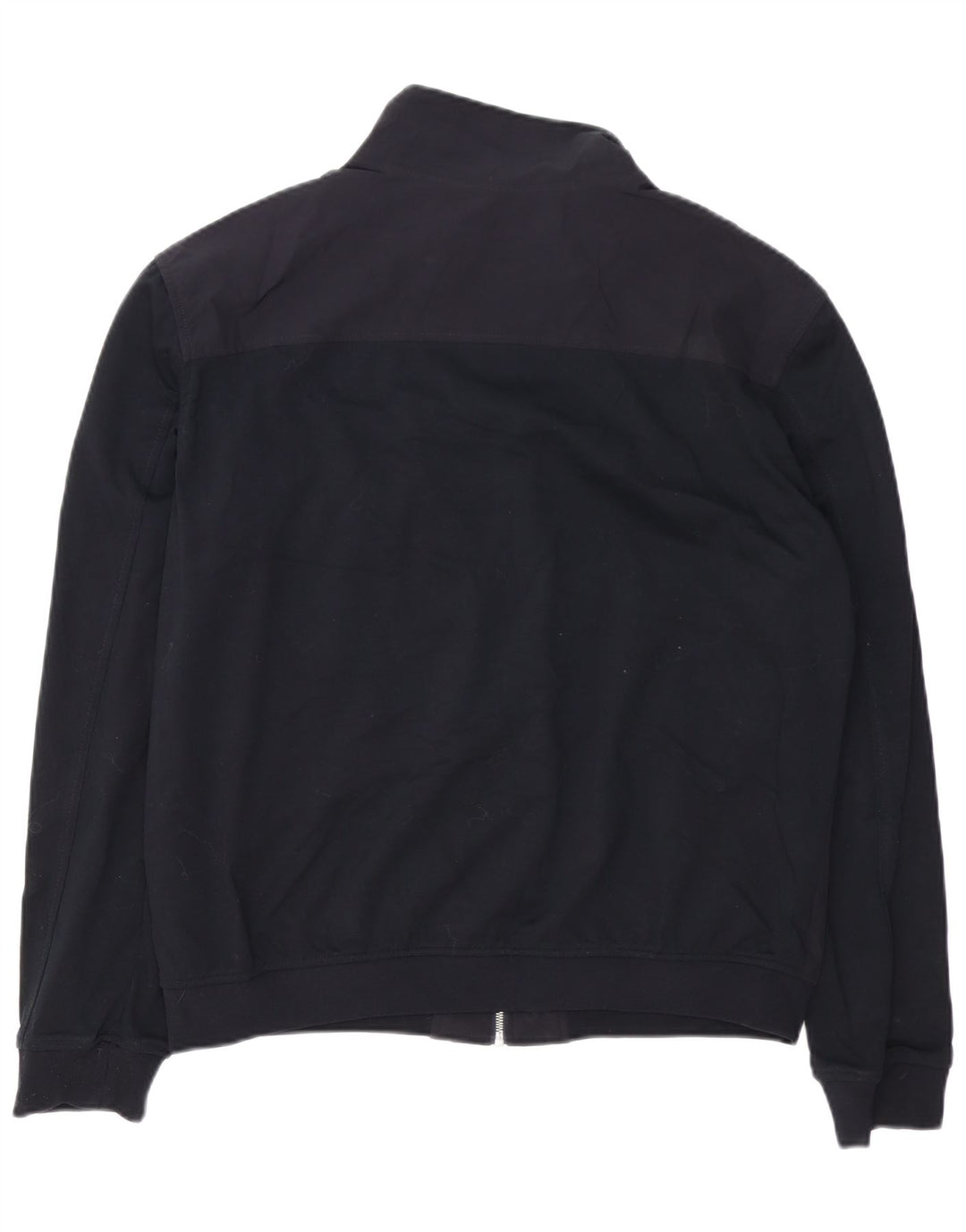 Zara Ανδρικό Bomber Jacket UK 42 XL Μαύρο Πολυεστέρας