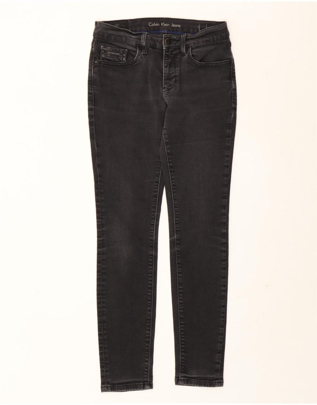 Γυναικείο Skinny Jeans Calvin Klein W28 L30 Γκρι