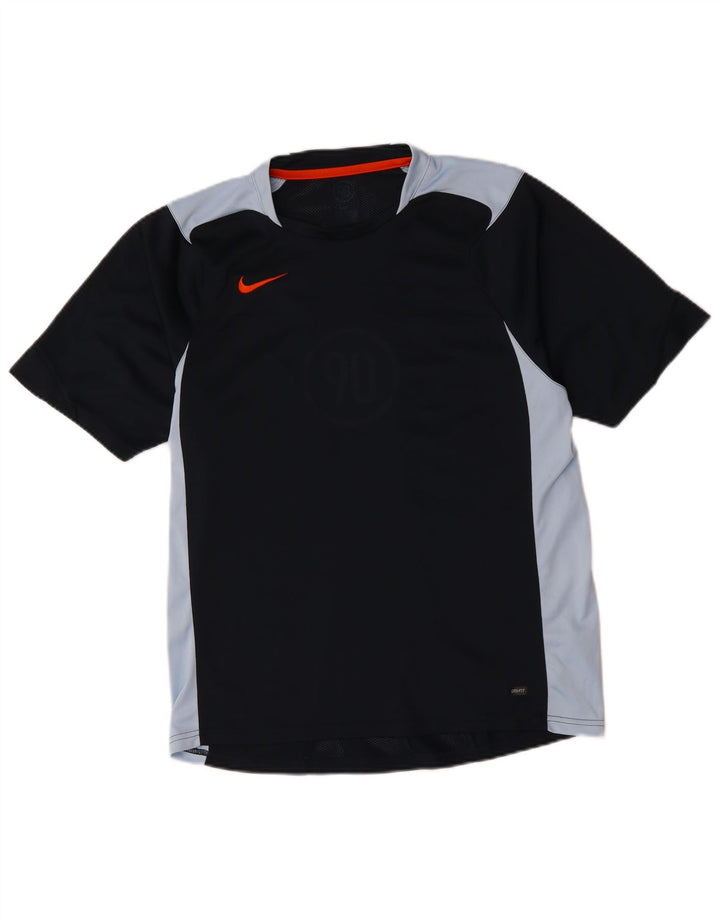 Ανδρικό γραφικό T-Shirt NIKE Top Medium Black Colourblock