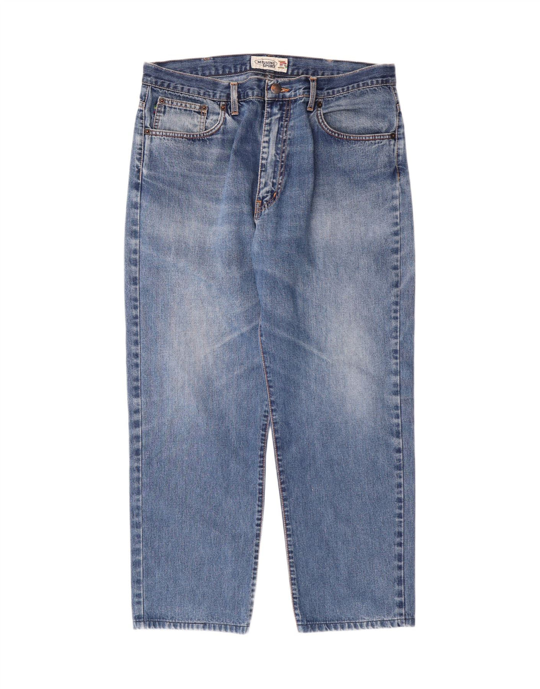 MISSONI SPORT Ανδρικό τζιν με λεπτή κοπή IT 52 XL W36 L26 Μπλε βαμβακερό