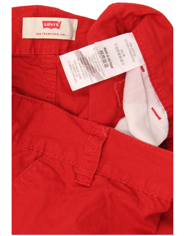 Ανδρικό σορτς Levi's Cargo W30 Μεσαίο κόκκινο βαμβακερό