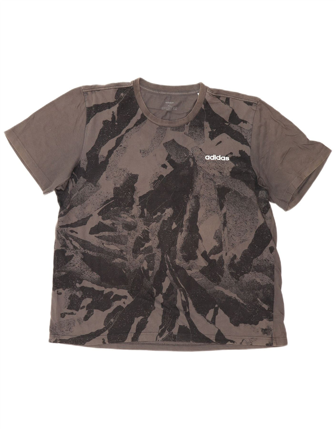 Ανδρικό T-Shirt ADIDAS Abstract Pattern Top XL Γκρι