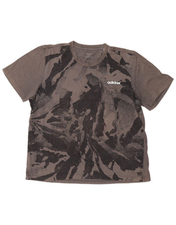 Ανδρικό T-Shirt ADIDAS Abstract Pattern Top XL Γκρι