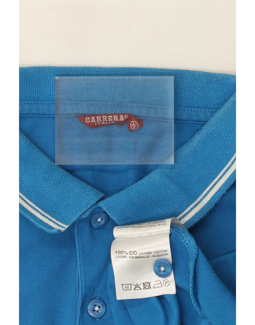 Ανδρικό μπλουζάκι πόλο Carrera XL Μπλε βαμβακερό