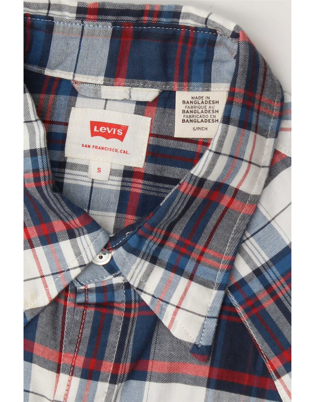 Ανδρικό πουκάμισο Levi's Small Blue Check
