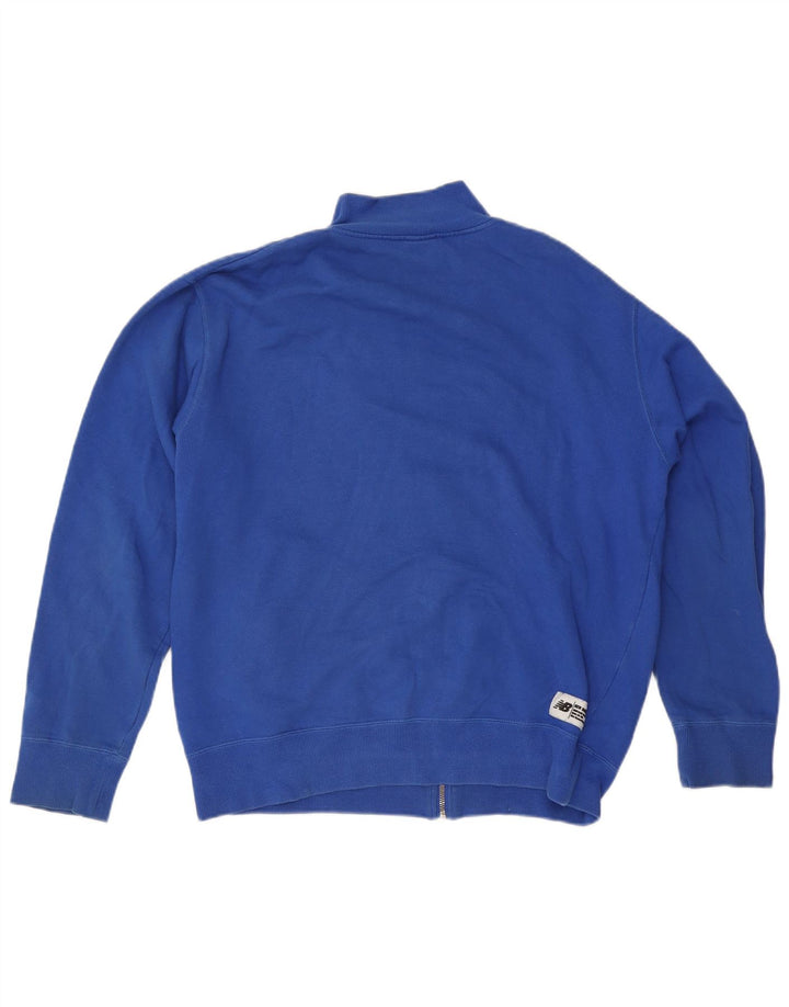 Ανδρική φόρμα New Balance Top Jacket Μεσαίο Μπλε Βαμβακερό
