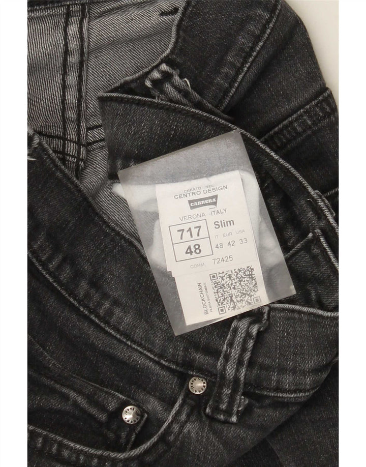 Carrera Ανδρικό 717 Slim Jeans W33 L31 Γκρι βαμβακερό