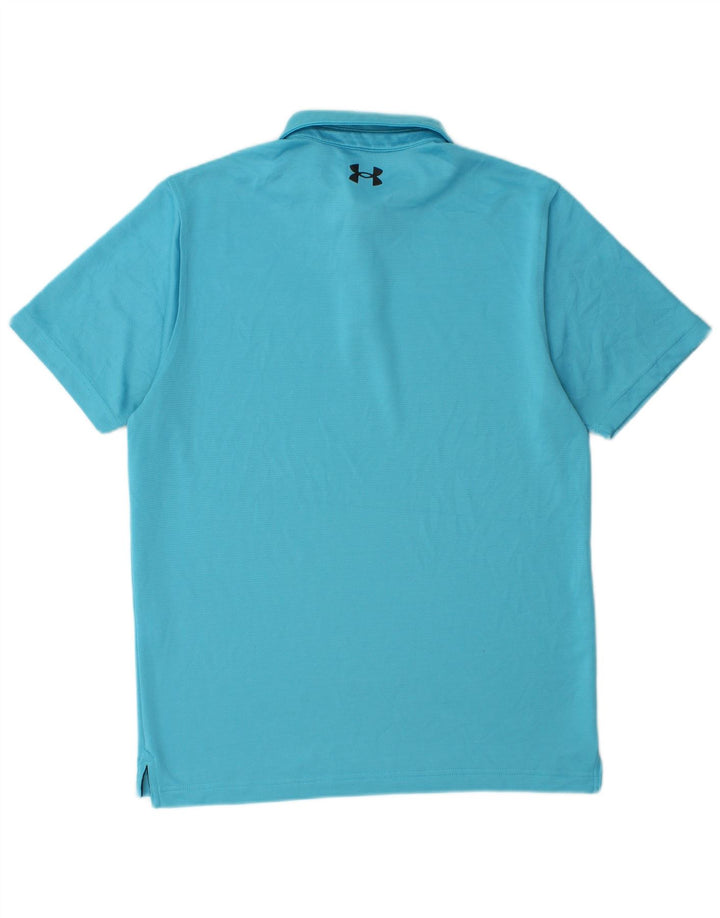 Ανδρικό μπλουζάκι πόλο UNDER Armour Loose Fit Medium Blue Polyester