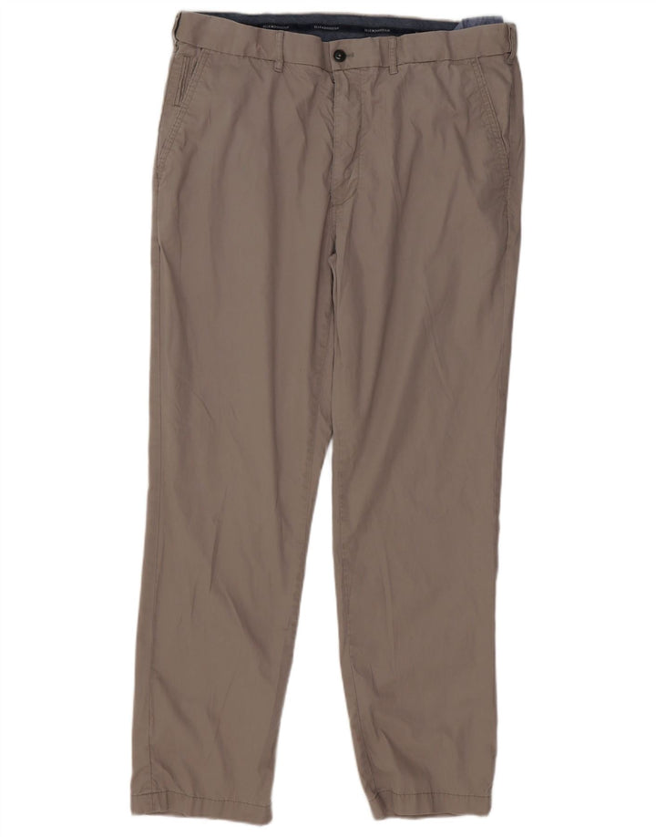 Marks & Spencer Ανδρικό Παντελόνι Chino Straight Blue Harbour W38 L31 Γκρι