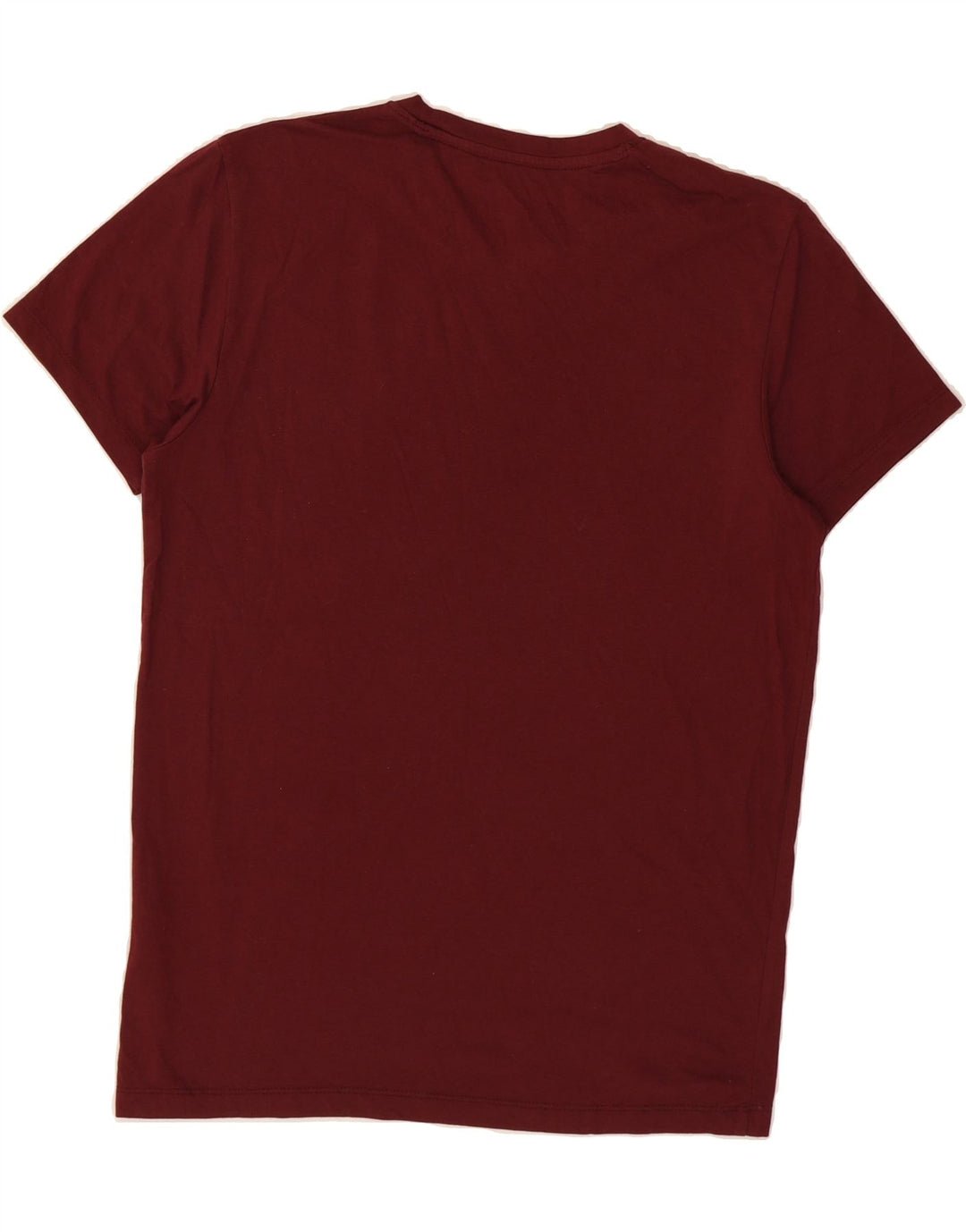 JACK & JONES Mens T-Shirt Top Medium Burgundy Cotton Vintage Jack & Jones and Second-Hand Jack & Jones from Messina Hembry 
