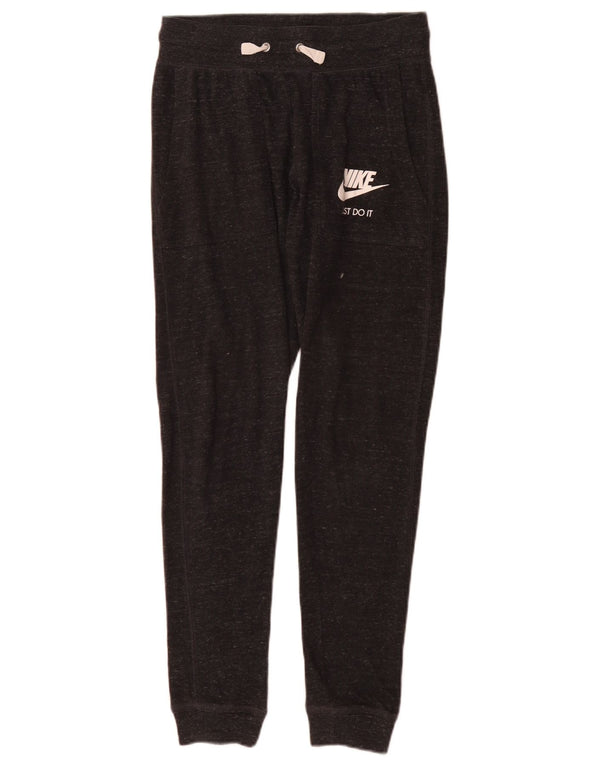Nike Womens Tracksuit Trousers Joggers UK 4 XS Grey Flecked