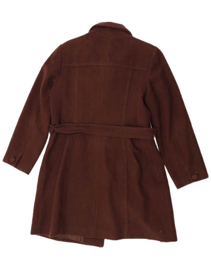 Marks & Spencer Γυναικείο Παλτό UK 18 XL Καφέ Νέο μαλλί