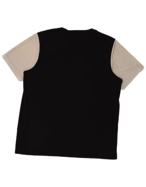 Adidas Ανδρικό T-Shirt Aeroready Top XL Μαύρο Colourblock Πολυεστέρας