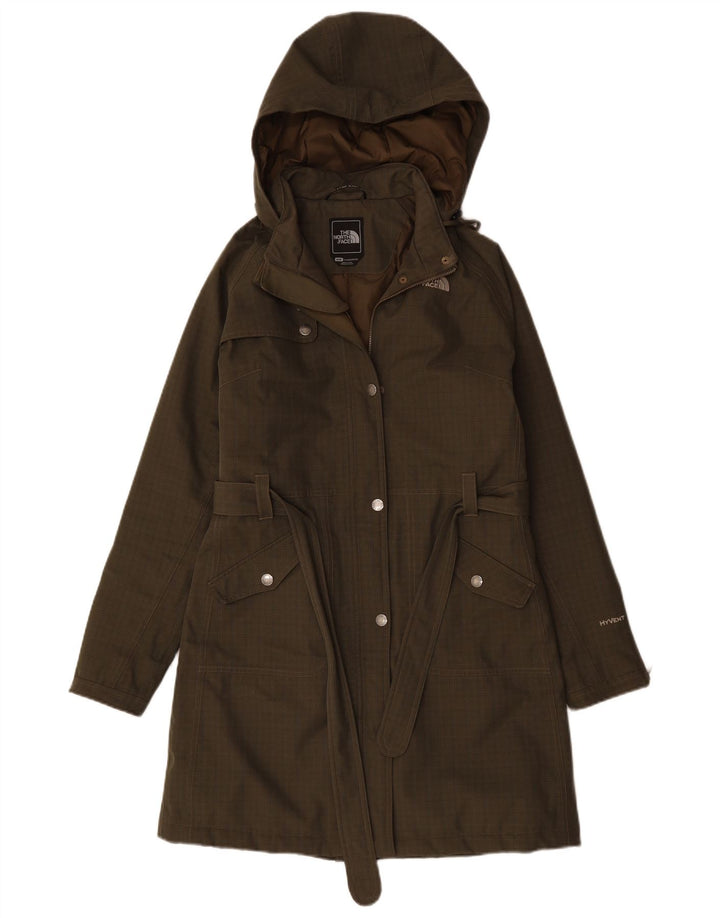 THE NORTH FACE Γυναικείο παλτό αντιανεμικό με κουκούλα UK 14 Μεσαίο Πράσινο Έλεγχο