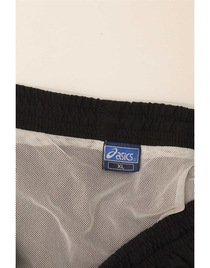 Ανδρικό γραφικό αθλητικό σορτς Asics XL μαύρο πολυαμίδιο