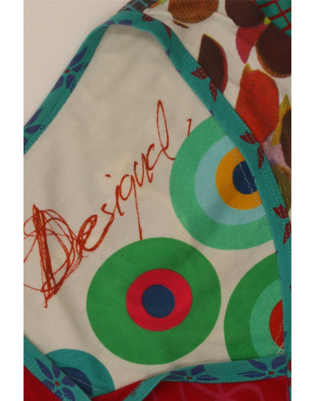 Desigual Γυναικείο Τοπ UK 12 Medium πολύχρωμο Floral