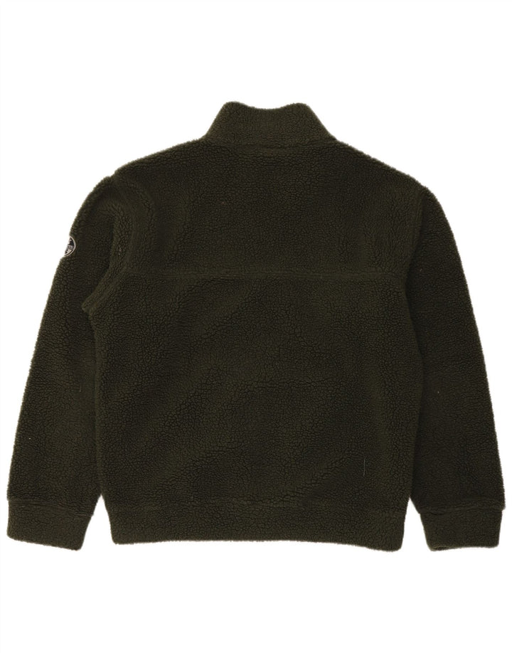 North Sails Ανδρικό γραφικό φλις μπουφάν UK 38 Medium Green Polyester