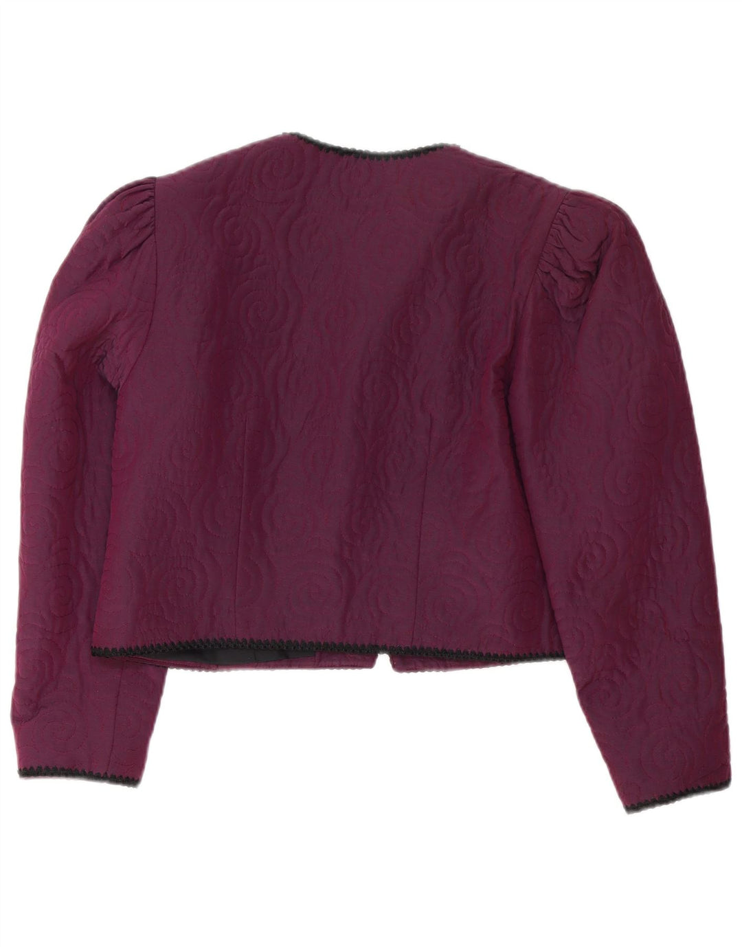Vintage Γυναικείο μπουφάν Bolero UK 14 Medium Purple Viscose