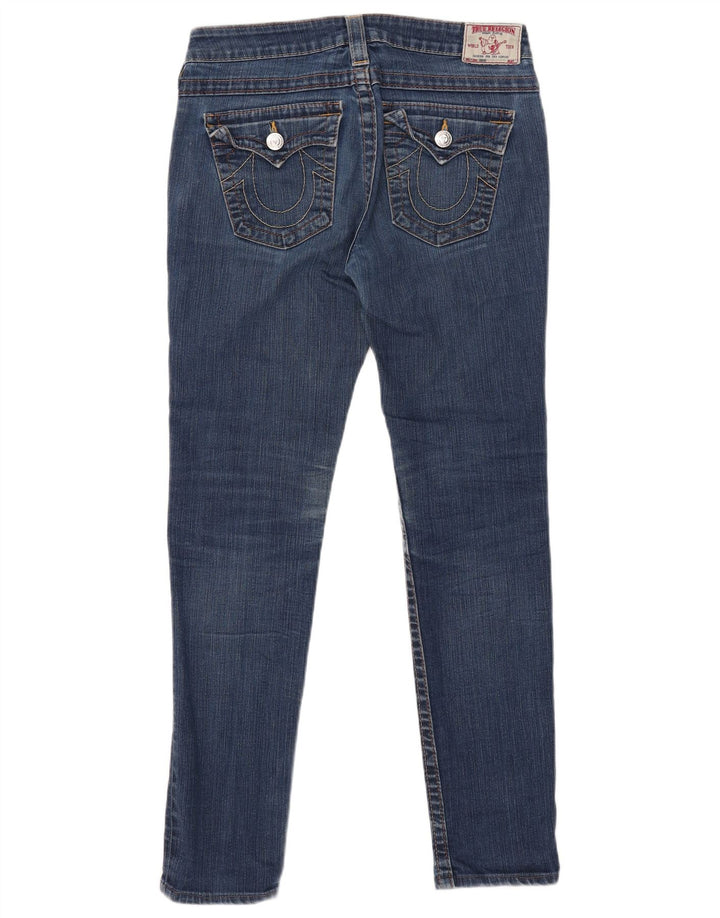 TRUE RELIGION Γυναικείο Slim Jeans W30 L30 Blue Cotton