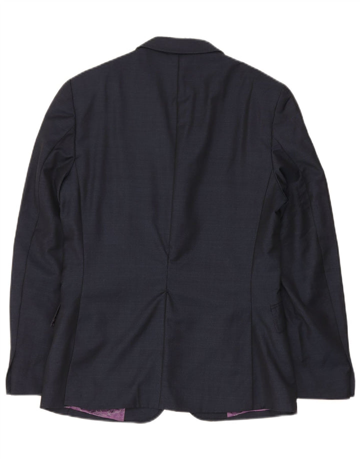 Ted Baker Ανδρικό σακάκι σακάκι US 36 Small Navy Blue Wool
