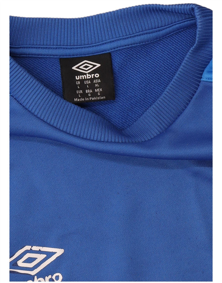 Ανδρικό φούτερ UMBRO Jumper με μεγάλο μπλε χρώμα
