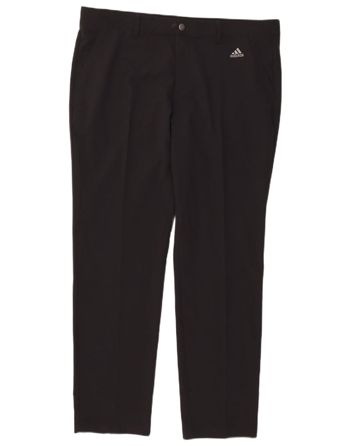 Ανδρικό παντελόνι Chino Adidas Slim W38 L32 Μαύρο πολυεστέρα