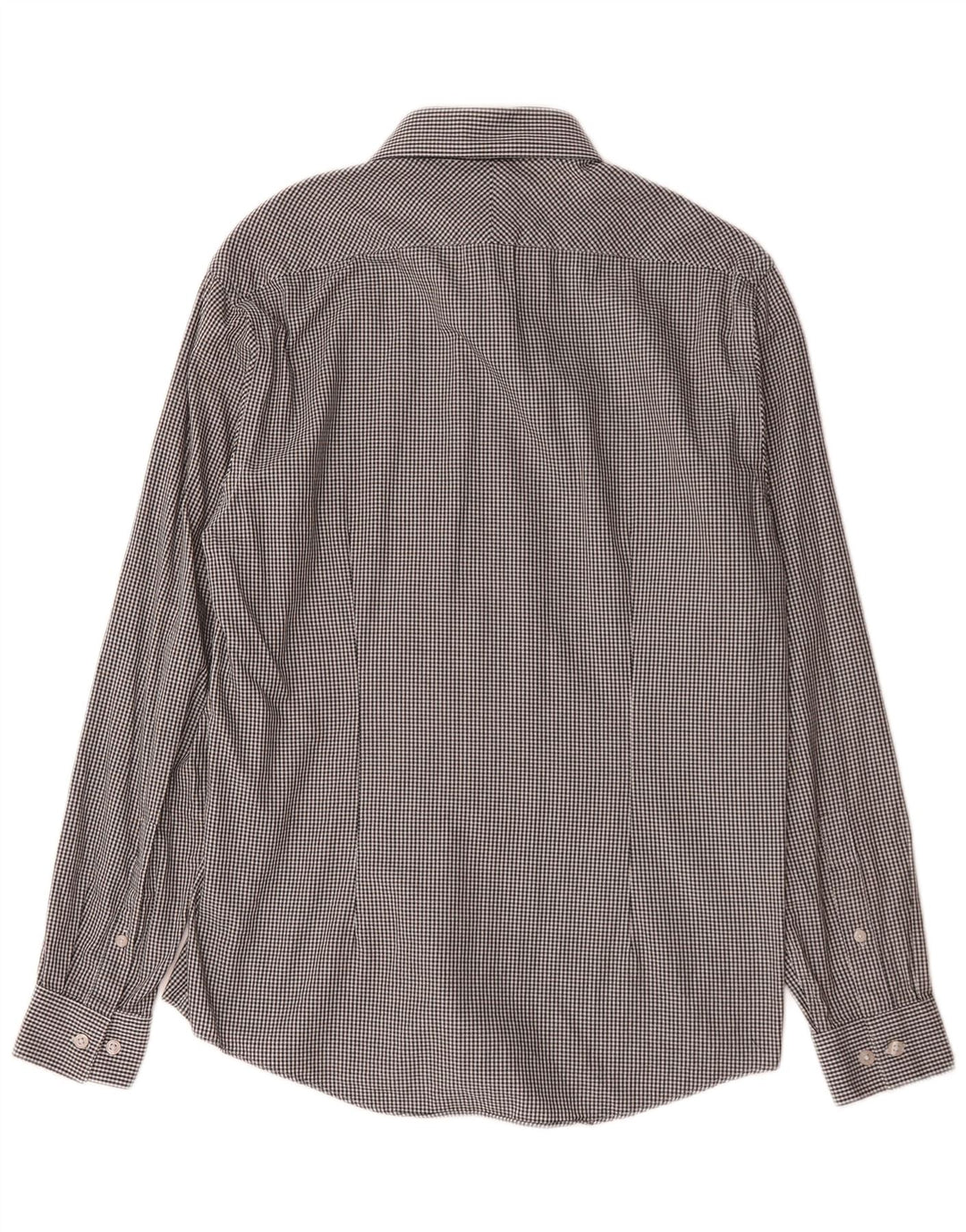 Ανδρικό πουκάμισο Calvin Klein Slim Fit Size 39 15 1/2 Medium Grey Houndstooth