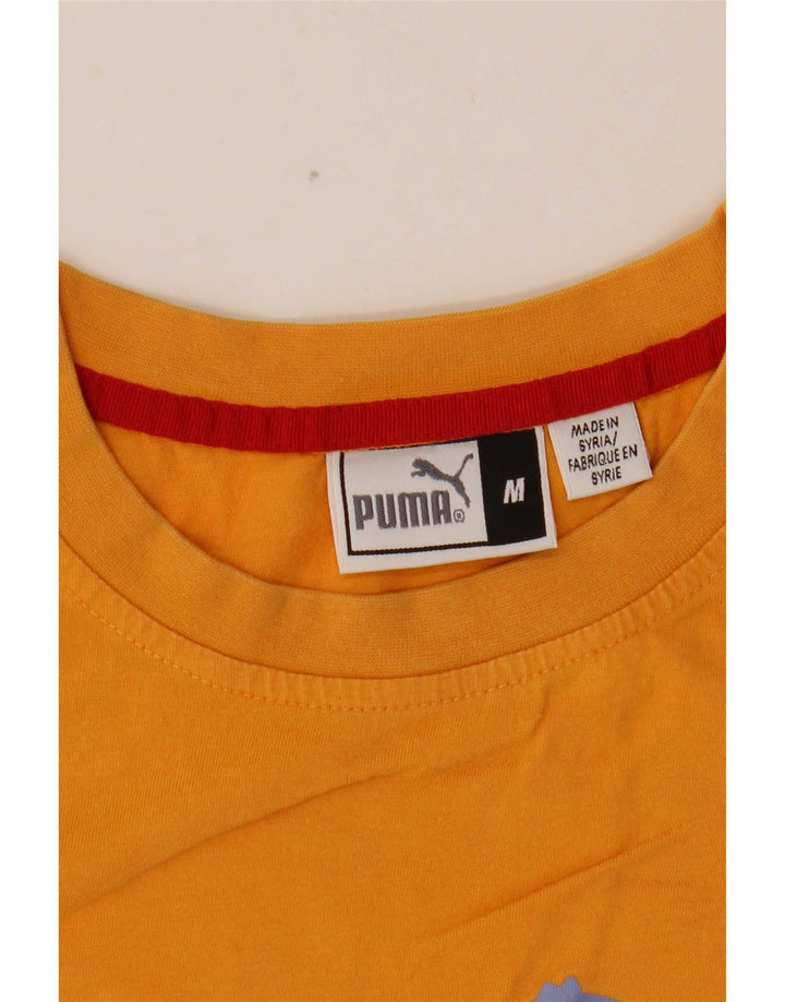 Ανδρικό γραφικό γιλέκο Puma μεσαίο κίτρινο