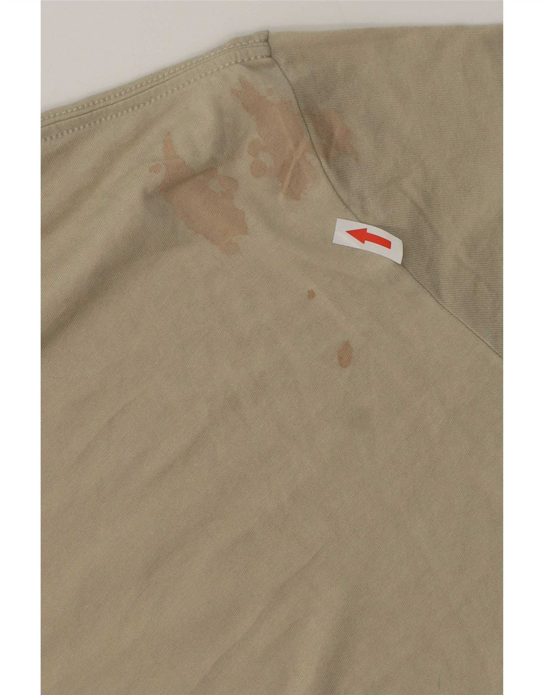 Ανδρικό T-Shirt Under Armour Τοπ μεσαίο μπεζ βαμβακερό