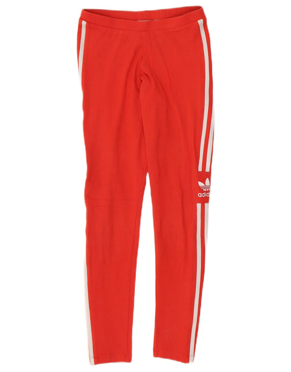 Γυναικείο κολάν ADIDAS UK 6 XS Red Cotton