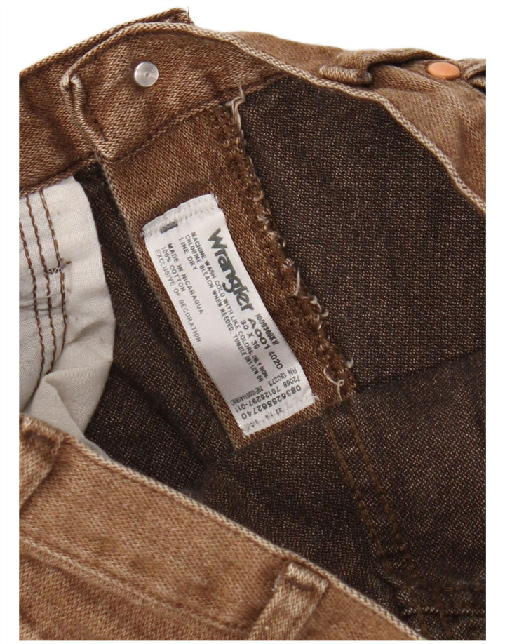 Γυναικείο ίσιο τζιν Wrangler W30 L30 Καφέ βαμβακερό