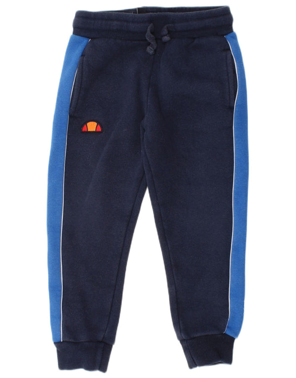 Ellesse Boys Tracksuit Trousers Joggers 2-3 Years Navy Blue Colorblock