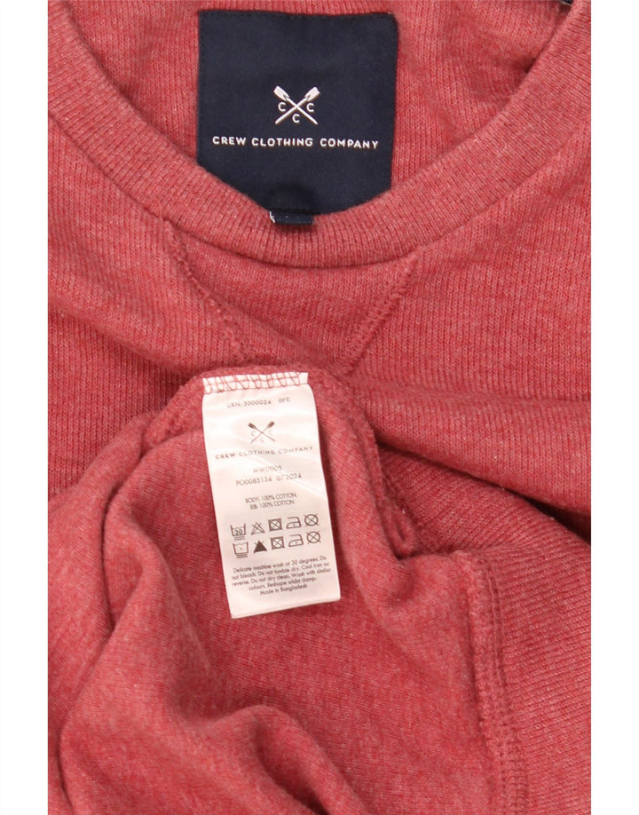 CREW CLOTHING Ανδρικό πουλόβερ με λαιμόκοψη μεσαίο βαμβακερό