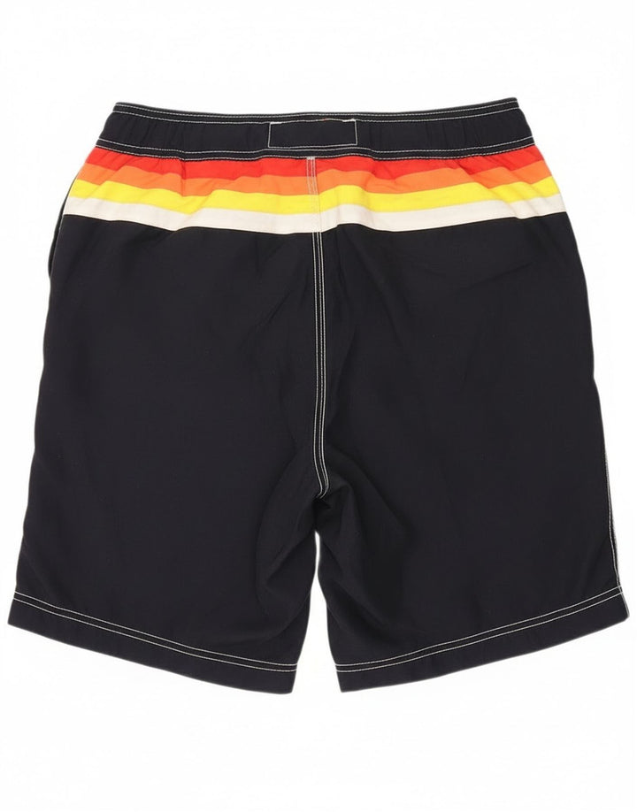 Ανδρικό γραφικό σορτς κολύμβησης Superdry Small Navy Blue Polyester