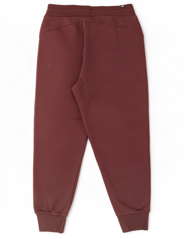 Puma γυναικεία αθλητική φόρμα παντελόνι Joggers UK 14 μεγάλο βαμβακερό μπορντό