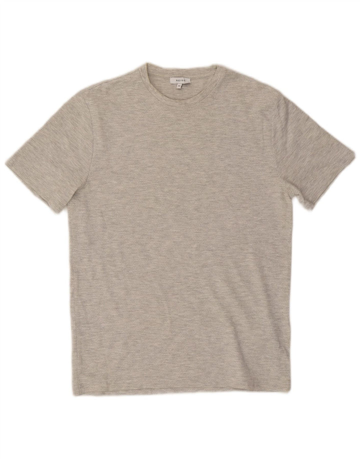 Ανδρικό T-Shirt Reiss Top Βαμβακερό μεσαίο γκρι