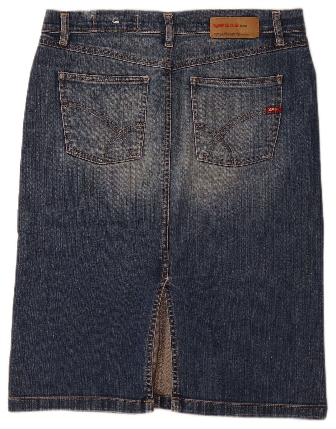 Γυναικεία τζιν φούστα Gas Medium W30 Μπλε