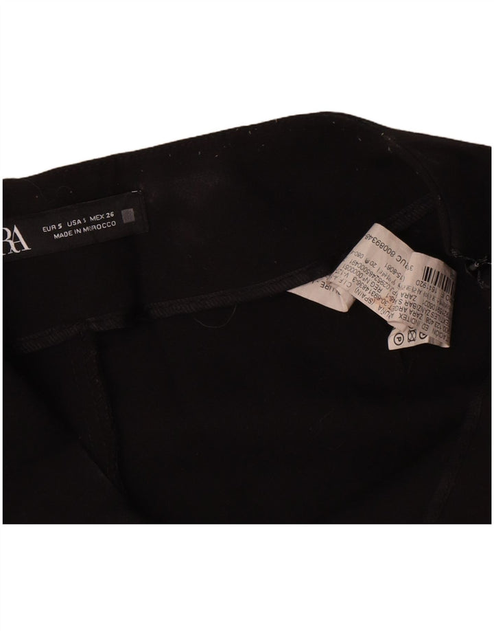 Zara Γυναικείο σορτς Casual Small W26 μαύρο πολυεστέρα