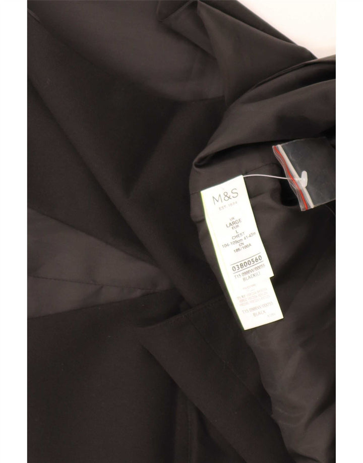 Marks & Spencer Ανδρικό Γιλέκο Μεγάλο Μαύρο Πολυεστέρα