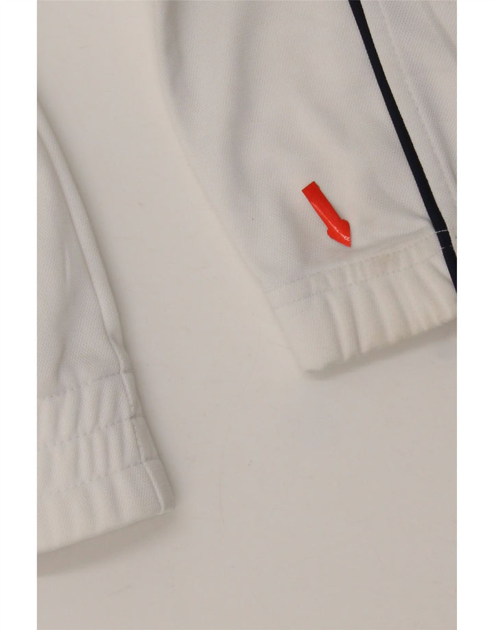 Asics Boys Graphic αθλητική φόρμα Top Jacket 7-8 Years White Colourblock