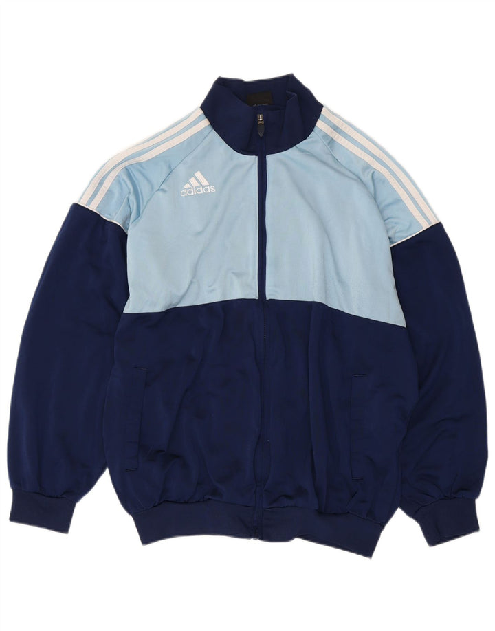 Ανδρική φόρμα ADIDAS UK 40/42 Medium Navy Blue Colorblock Πολυεστέρας