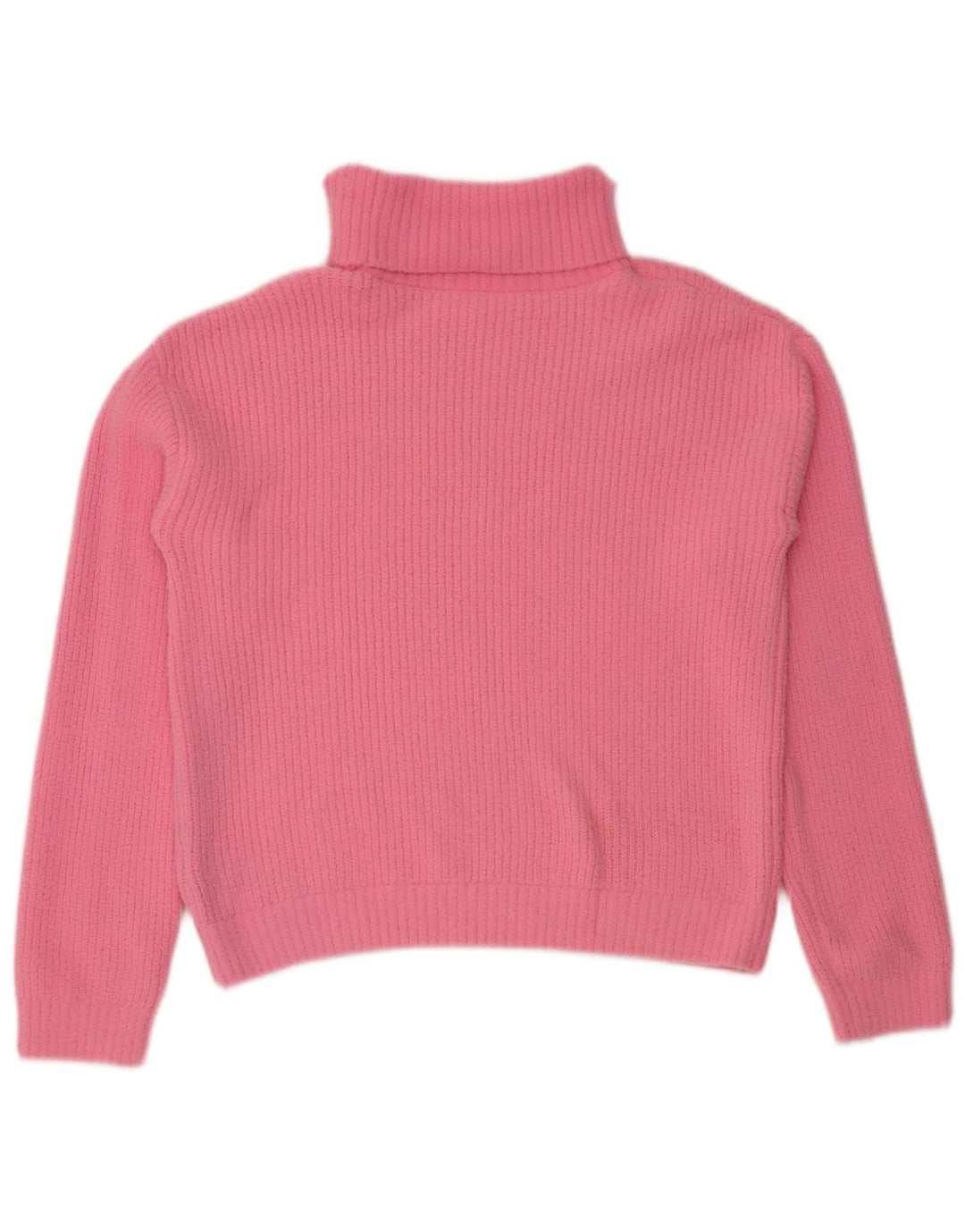 Marks & Spencer Girls Roll Neck Jumper πουλόβερ 13-14 ετών Ροζ Πολυαμίδιο
