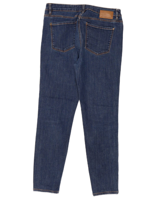 Desigual Γυναικεία ψηλόμεσα στενά τζιν EU 42 Large W30 L27 Navy Blue