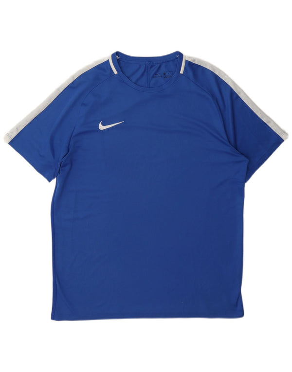 Ανδρικό T-shirt Nike Dri Fit Top XL Blue Colourblock