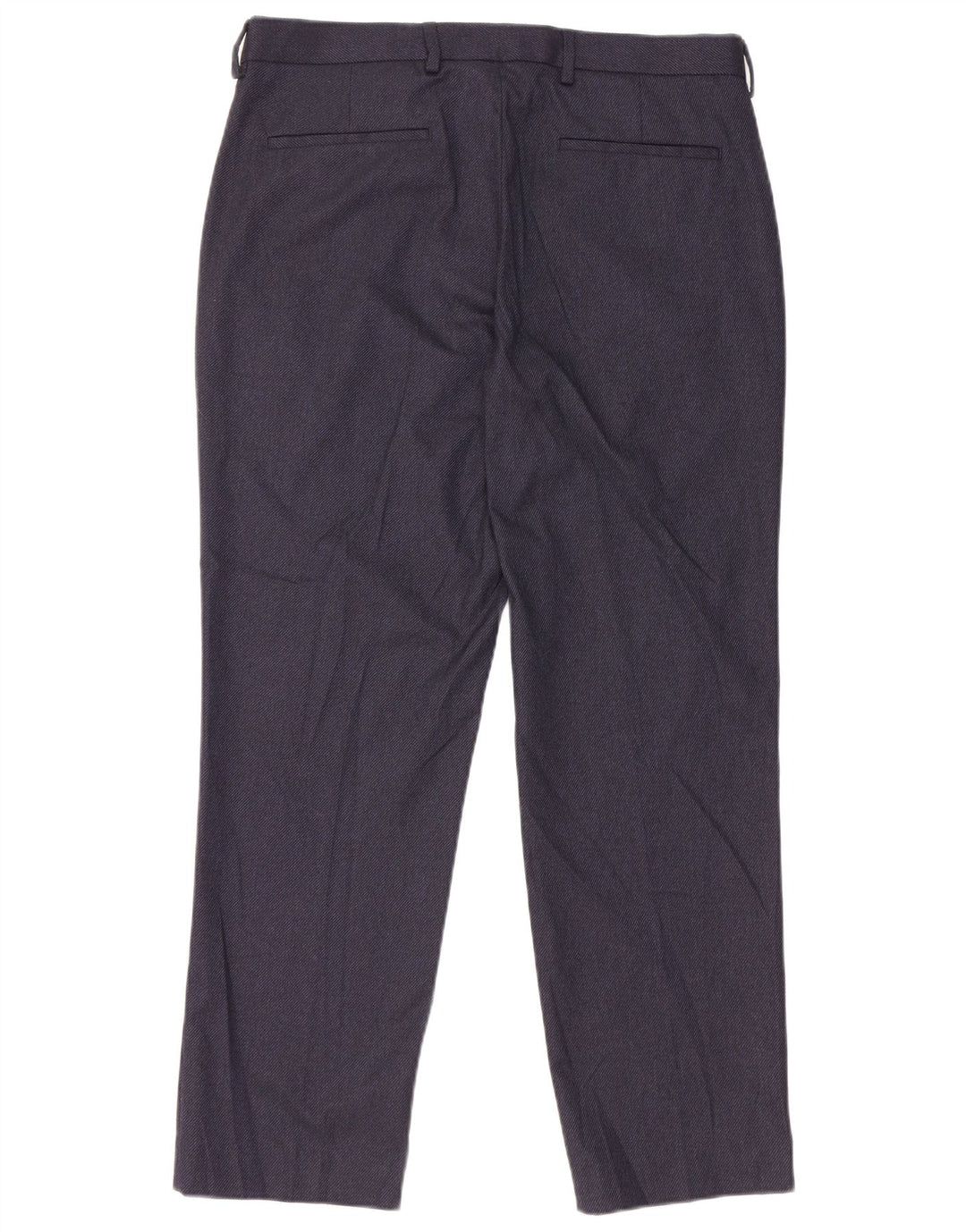 Ανδρικό ίσιο παντελόνι Marks & Spencer W34 L29 Navy Blue Polyester