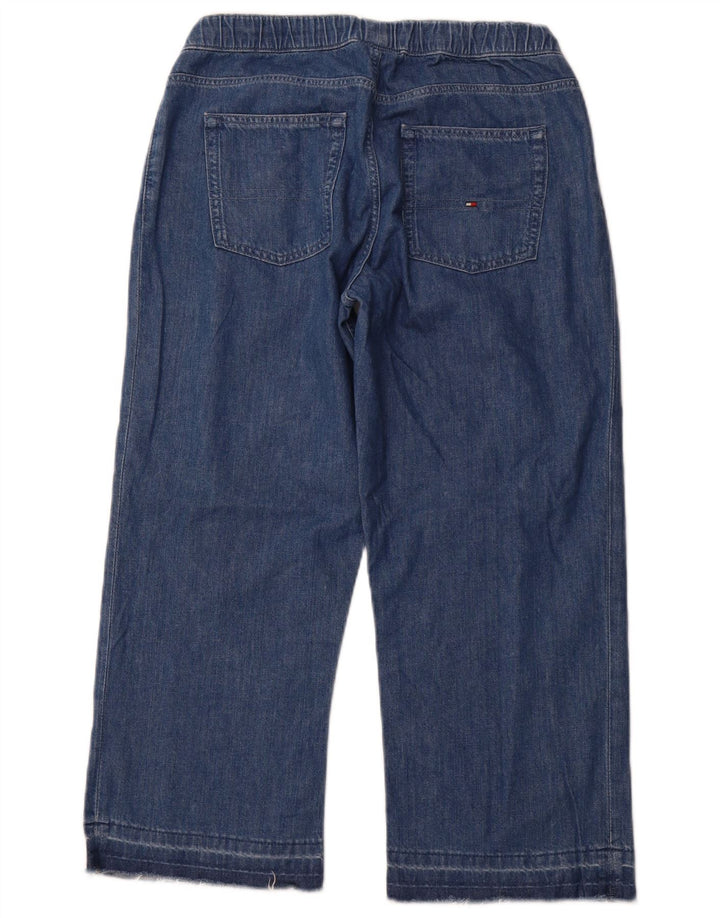 TOMMY HILFIGER Κοριτσίστικα τζιν Capri Wide Leg 15-16 ετών W28 L23 Μπλε βαμβακερό