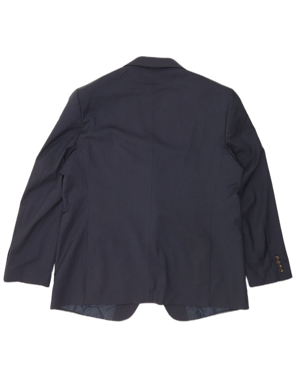 Marks & Spencer Ανδρικό μπλέιζερ με 2 κουμπιά μπουφάν UK 48 2XL Navy Blue Polyester